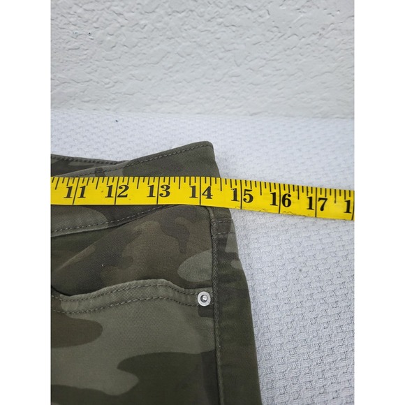Levi's 711 Skinny Jeans Women 28 Green Camo White Tab Skinny Ankle Utility‎ - Picture 3 of 10